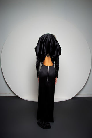 Djendeli - Soleil D'Egypt Dress - Dresses - Black - Silk