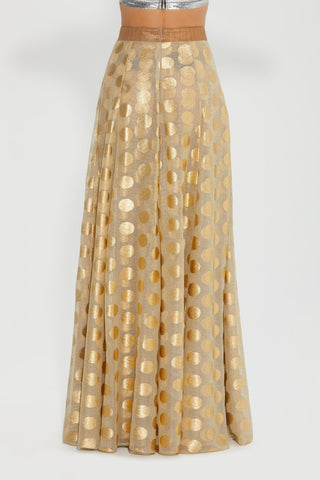 Djendeli - Sonoran Skirt - Skirts - XS - Gold Polka Dots