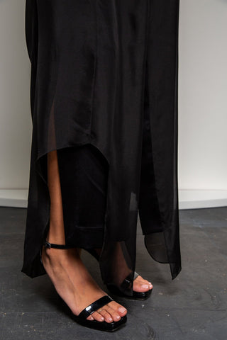Djendeli - Atlas Djellaba Dress - Dresses - Black - Silk