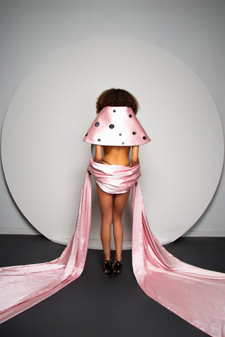 Djendeli - Bedtime Story Gown - Dresses - Pink - Silk