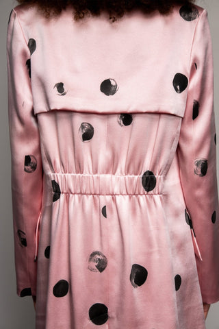Djendeli - Eaunanisme Dress - Dresses - Pink/Black - Silk