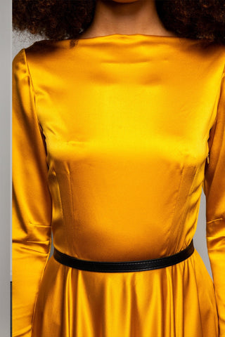 Djendeli - Mylene Dress - Dresses - Gold - Silk