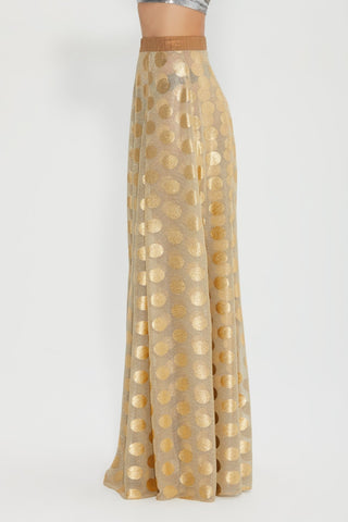 Djendeli - Sonoran Skirt - Skirts - XS - Gold Polka Dots