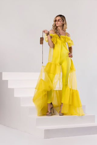 Djendeli - Yellow Paris Dress - Dresses - S -